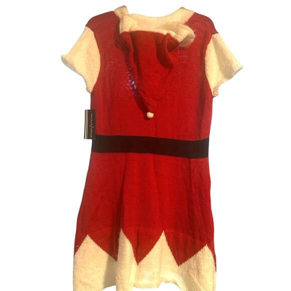 2 piece sexy Mrs. Clause Santa sweater dress set w/hat size XL New with tags - Picture 2 of 13